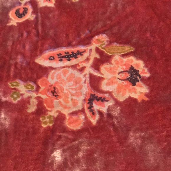 NWOT Anthropologie size small Hutch floral burnout velvet trousers - Picture 10 of 10